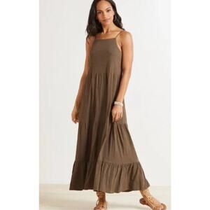 Z Supply Greenish Brown Maxi Dress